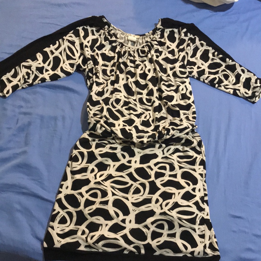 Miroa - Black and white Dress